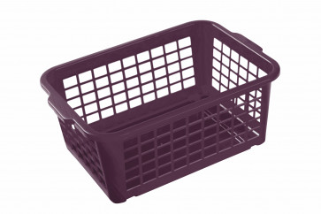 Plastový košík, malý, fialový, 25x17x10cm - POSLEDNÍCH 5 KS