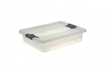Plastový box Crystal 7 l, průhledný, 39,5x29,5x9,5 cm