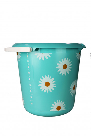 Plastový kbelík Fashion "Kopretina", 30x28 cm, Objem 10l.