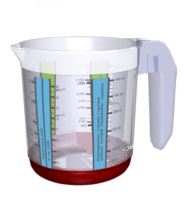 Odměrka DELUXE s výlevkou 0,5l - POSLEDNÍ 1 KS