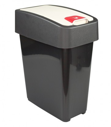 Odpadkový koš "Magne" 10 l, grafit   POSLEDNÍ 3 KS