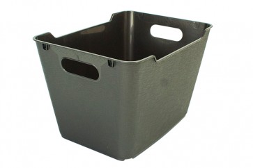 Plastový box LOFT 1,8 l, grafit, 19,5x14x10 cm. POSLEDNÍ KUS