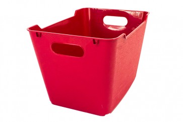 Plastový box LOFT 6 l, tmavě červený, 29,5x19x15 cm. - POSLEDNÍ 2 KS