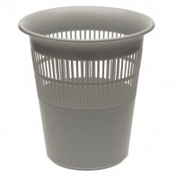 Odpadkový koš na papír, Ø 29 cm, stříbrný   POSLEDNÍCH 15 KS