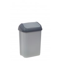 Odpadkový koš "Swing-Bin" 10 l, stříbrný   POSLEDNÍ 3 KS