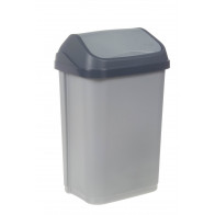 Odpadkový koš "Swing-Bin" 25 l, stříbrný - POSLEDNÍ 2 KS