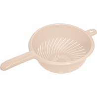 Cedník s rukojetí, krémový   POSLEDNÍ 2 KS