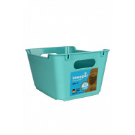 Plastový box LOFT 20 l, modrý, 40x28x25 cm  POSLEDNÍCH 7 KS