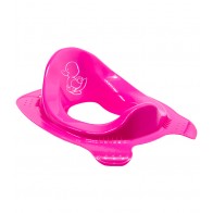 Sedátko na WC COMFORT ve světle růžové barvě s motivem Kachničky - 30x40x15 cm