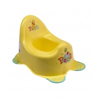 Hudební dětský nočník v žluto medovém provedení s motivem Medvídka Pú - 38x27x24 cm - POSLEDNÍCH 6 KS