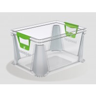 Plastový box Eurobox 20 l, průhledný