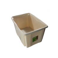Plastový box Colours, 45 l, krémový   POSLEDNÍCH 9 KS