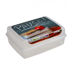 Plastový box Deco „Pause midi“ - 1l, 17x13x6,5 cm