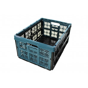 Plastový skládací box, malý, modrý