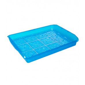 Plastový box PARTY, modrý, 35x45x11 cm   POSLEDNÍ 3 KS