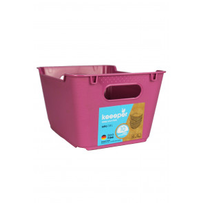 Plastový box LOFT 1,8 l, růžový, 19,5x14x10 cm