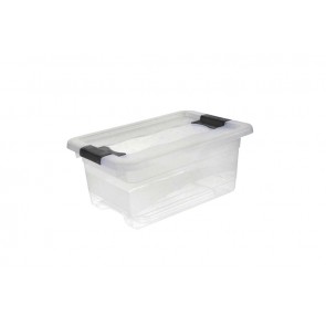 Plastový box Crystal 4 l, průhledný, 29,5x19,5x12,5 cm