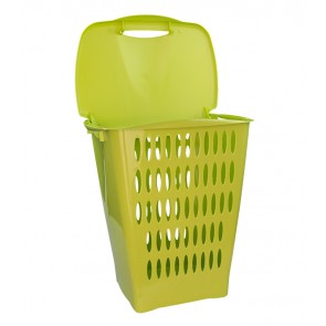 Vysoký koš na prádlo, 45 l, zelený - POSLEDNÍ 3 KS 