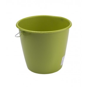 Kbelík s kovovou rukojetí, zelený, 5l - POSLEDNÍCH 10 KS