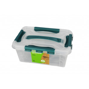 Plastový Clipp box, 4,2 l , průhledný ,29x19x12,4 cm - POSLEDNÍCH 5 KS