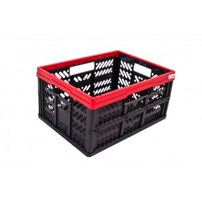 Plastový skládací box, malý, červený, 47x34x23 cm POSLEDNÍ KUS
