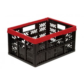 Plastový skládací box, malý, červený, 47x34x23 cm POSLEDNÍ KUS