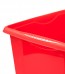 Plastový box Colours, 30 l, červený s víkem - POSLEDNÍCH 7 KS
