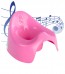 Hudební dětský nočník ve světle růžovém provedení s motivem Kachničky - 27x29x23 cm - POSLEDNÍCH 10 KS